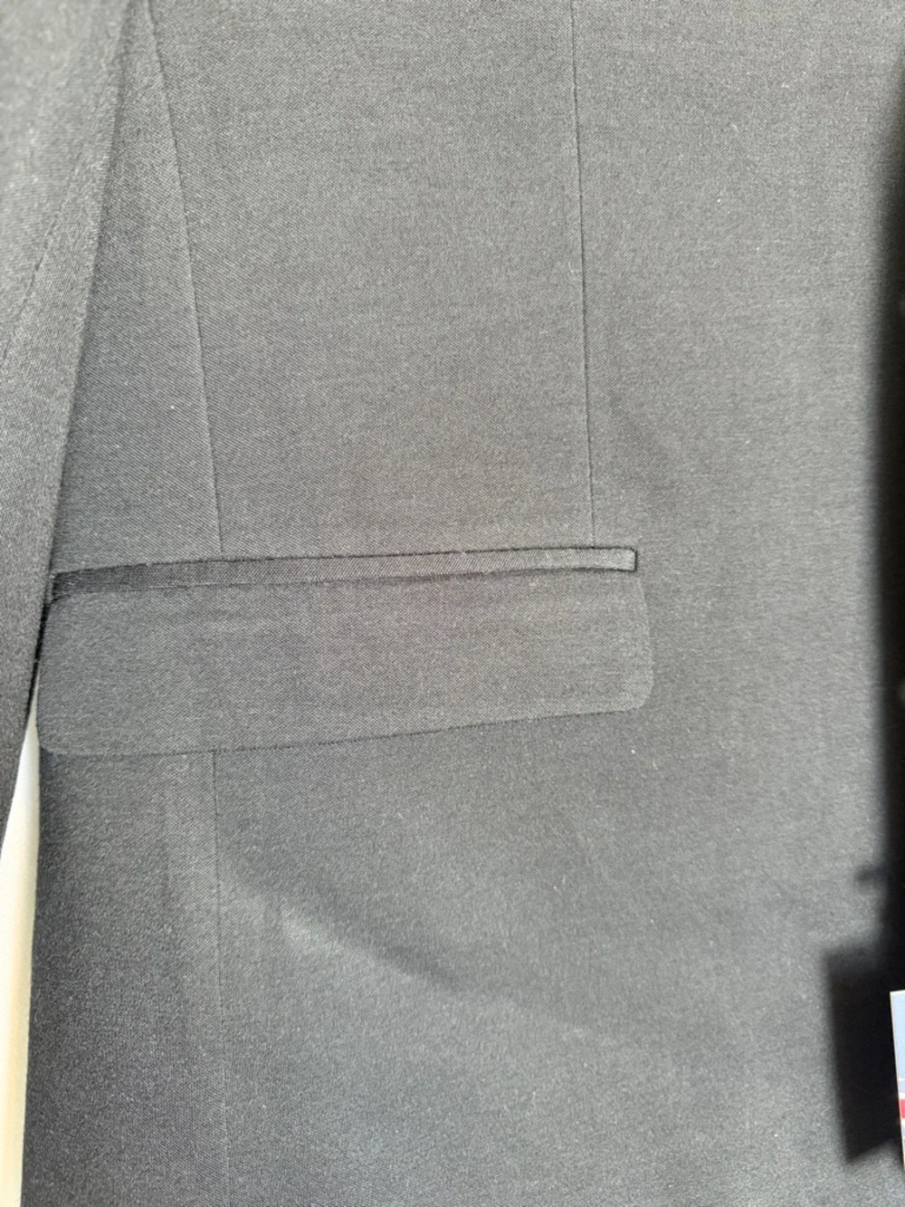 NEW Soul of London Textured Notch Lapel Double Button Blazer Size 48R in Black